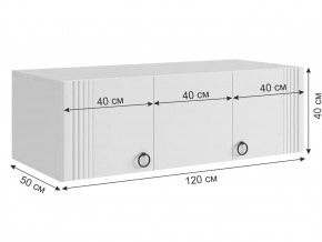 Антресоль трехдверная 117.01 Ева в Белорецке - beloreck.magazinmebel.ru | фото - изображение 2