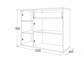 Комод 10 фант венге-млечный дуб в Белорецке - beloreck.magazinmebel.ru | фото - изображение 2