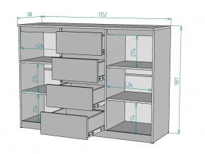 Комод Мальта K118 в Белорецке - beloreck.magazinmebel.ru | фото - изображение 3