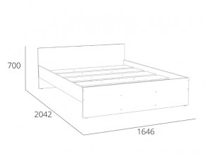 Кровать 1600 НМ 011.53 Симпл Белый Фасадный в Белорецке - beloreck.magazinmebel.ru | фото - изображение 4
