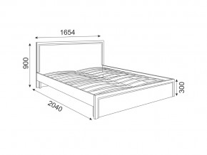 Кровать с основанием Беатрис мод 7 Орех гепланкт в Белорецке - beloreck.magazinmebel.ru | фото - изображение 2