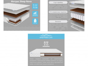 Матрас Sleep Nova шириной 1400 мм в Белорецке - beloreck.magazinmebel.ru | фото - изображение 2