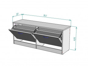 Обувница W55 в Белорецке - beloreck.magazinmebel.ru | фото - изображение 3
