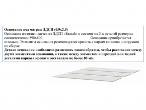 Основание из ЛДСП 0,9х2,0м в Белорецке - beloreck.magazinmebel.ru | фото